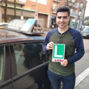Alumna aprobada en Autoescuela Liceu Granollers